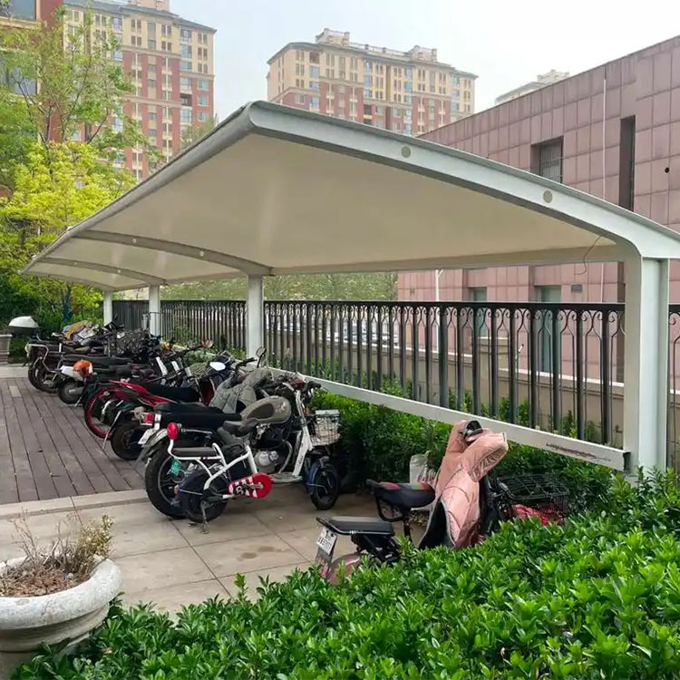 滑县膜结构电动车棚